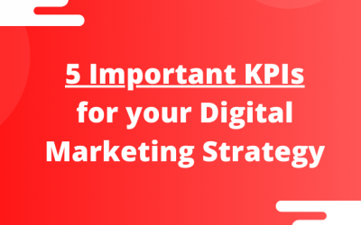 5 Important KPIs for your Digital Marketing Strategy