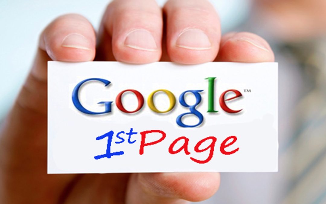 How To Get To The First Page of Google Search Results